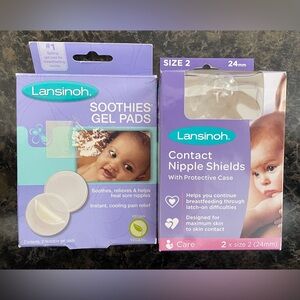 Lansinoh Soothies Gel Pads and Nipple Shields